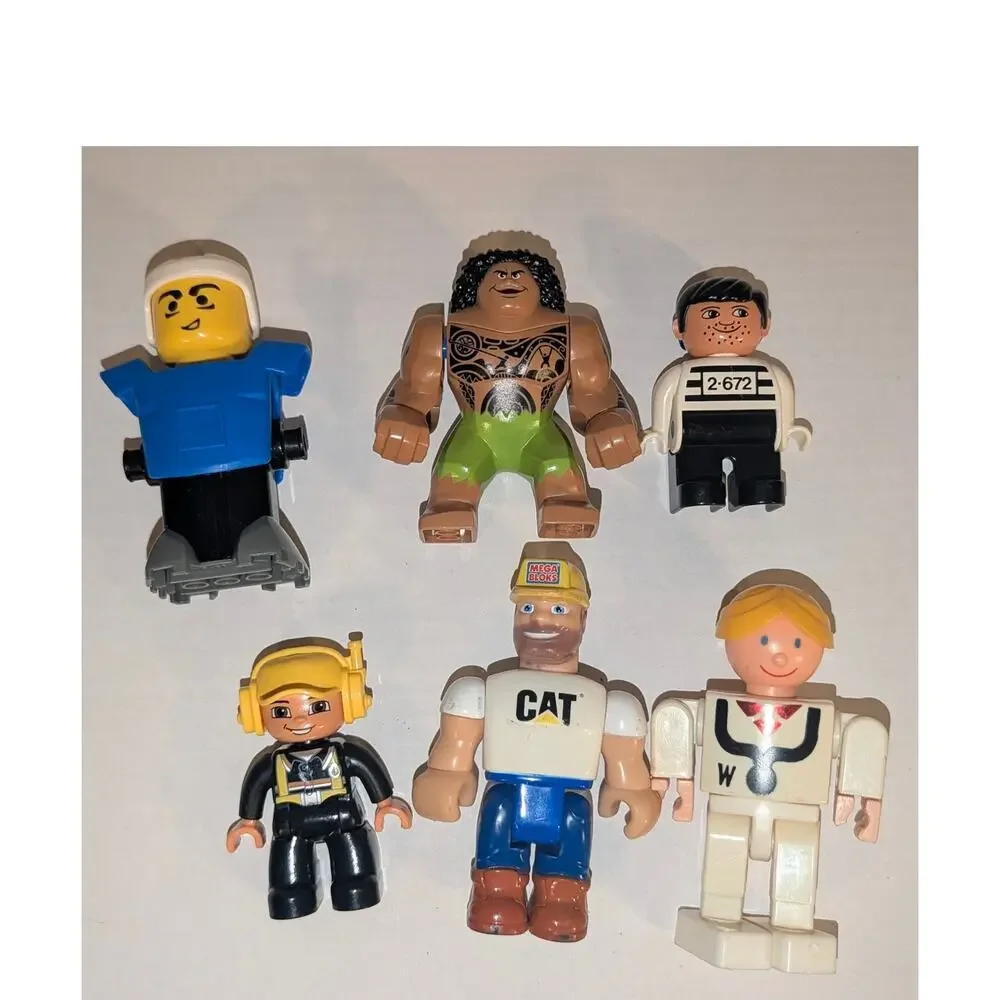 Mixed Lot 250 + Duplo Legos People Animals Trees Multiple Sets 8#